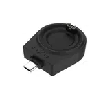 Nabíjecí USB-C adaptér FIXED pro smartwatch Garmin Fenix 5/6/7/7X/8, Epix, Venu 2/3/3S, Vívoactive 3/4/5, černá