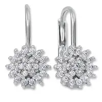 Soliter Okouzlující stříbrné náušnice se zirkony 436 001 00571 04