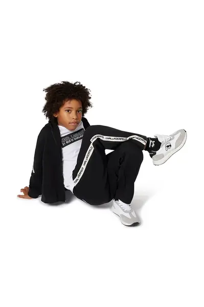 Dětská mikina s bavlnou Karl Lagerfeld