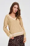 Marisse WOMEN'S SWEATER Z-SW-4828 BEIGE