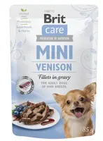 Brit Care Dog kapsička Mini Venison fillets in gravy 85 g
