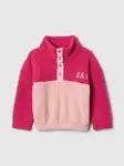 GAP Baby sherpa mikina s logem - Holky