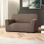 Bielastické potahy COSTINA oříšková dvojkřeslo (š. 120 - 160 cm)