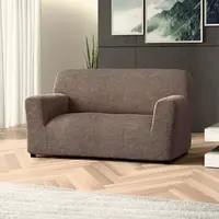 Bielastické potahy COSTINA oříšková dvojkřeslo (š. 120 - 160 cm)