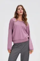 Marisse WOMEN'S SWEATSHIRT Z-BL-4801 D.PINK