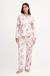 Pyžamo Lauren Ralph Lauren dámské, růžová barva, ILN92449