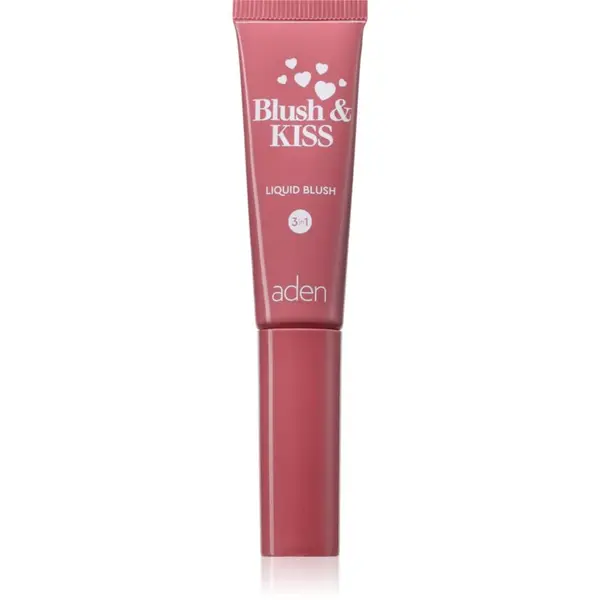 Aden Cosmetics Blush & Kiss multifunkční líčidlo na rty a tváře 3 v 1 odstín 02 Sunkissed 8 ml