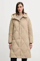Péřová bunda Bomboogie béžová barva, zimní, CW9168TMNW5