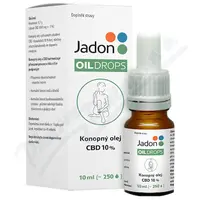 JADON oil drops konopný olej CBD 10% 10 ml