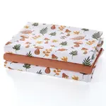 Bavlněné utěrky HOUBY 50 x 70 cm sada 3 ks