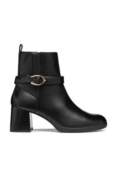 Kožené kotníkové boty Geox D WALK PLEASURE 55