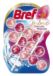 BREF WC blok DeLuxe Magnolia 3 x 50 g