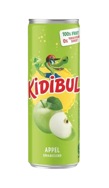 KIDIBUL Dětský šumivý nápoj - 100% Jablko 250 ml