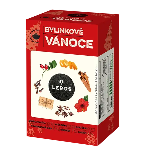 Leros Bylinkové Vánoce porcovaný čaj 20x2 g
