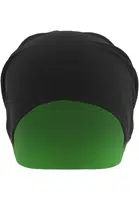 Jersey čepice oboustranná blk/neongreen