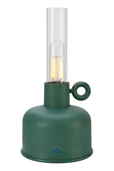 Bezdrátová stolní LED lampa Markslöjd Astrid 22 x 11 cm zelená barva