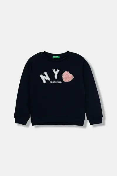 Dětská bavlněná mikina United Colors of Benetton