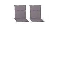 Gardenson SADA POLSTRŮ NA ŽIDLI 2 ks, 98/46/8 cm