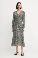 Šaty BOSS Orange C_DERODEO černá barva, maxi, 50544051