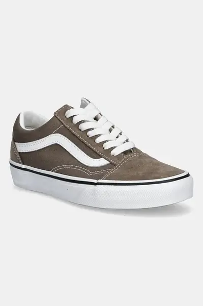Tenisky Vans Old Skool hnědá barva, VN000D7Z1NU1