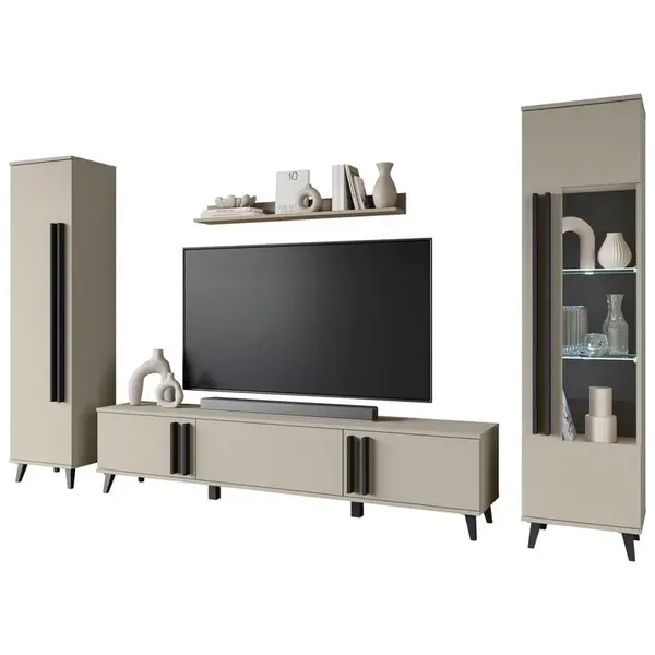 OBÝVACÍ STĚNA, béžová