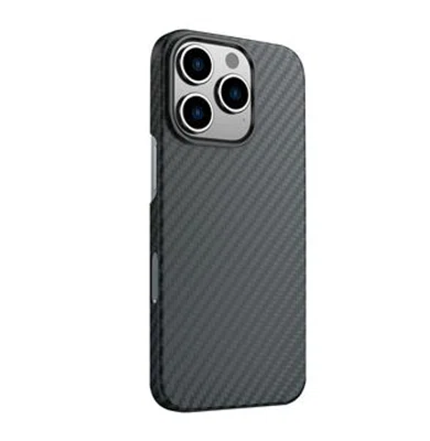 Pouzdro SWISSTEN MAGCARBON pro Apple iPhone 16 Pro, černá