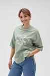 Marisse Women's Sweatshirt L-Bl-4616 Olive
