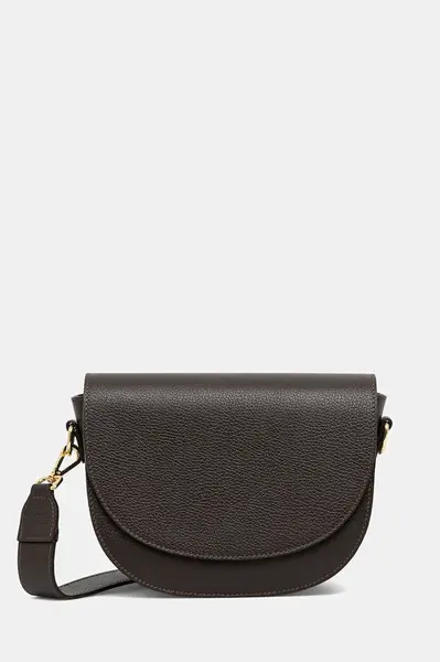 Kožená kabelka Answear.LAB hnědá barva