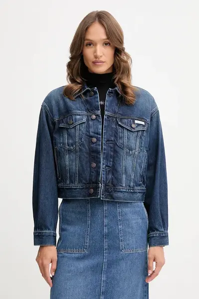 Calvin Klein Jeans Bavlněná džínová bunda Calvin Klein Jeans