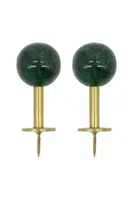 Háček House Doctor HDBall 8 cm 2-pack zelená barva