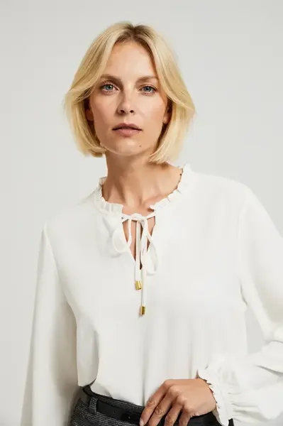 Marisse Women's Shirt Z-Ko-4517 Off White