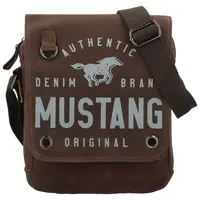 Pánská crossbody taška hnědá - Mustang Roger