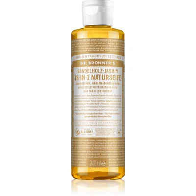 Dr. Bronner’s Sandalwood & Jasmine tekuté univerzální mýdlo 240 ml