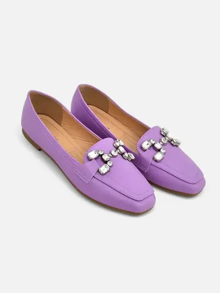 Resti Women's loafers with rhinestones Lecilla