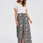 Marisse Black Viscose Skirt