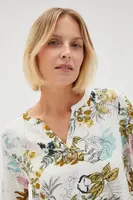 Marisse Women's Shirt L-Ko-4627 Off White