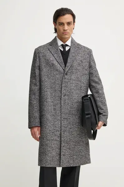 Kabát s prímesou vlny Calvin Klein