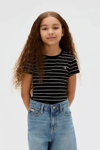 Calvin Klein Jeans Detské bavlnené tričko Calvin Klein Jeans