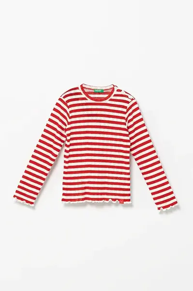 Detské tričko s dlhým rukávom United Colors of Benetton