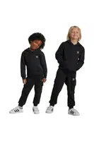 Detská tepláková súprava adidas Originals HOODIE FZ CARGO čierna farba, IW1019