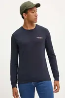 Bavlnené tričko s dlhým rukávom Guess Jeans