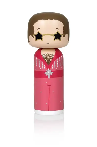 Kokeshi bábika Lucie Kaas Elton In Pink