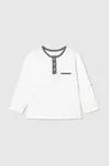 Detské bavlnené tričko s dlhým rukávom Mayoral