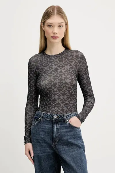 Tričko s dlhým rukávom HUGO Diralina_10