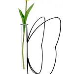 Dekoratívna váza Balvi Butterfly Silhouette