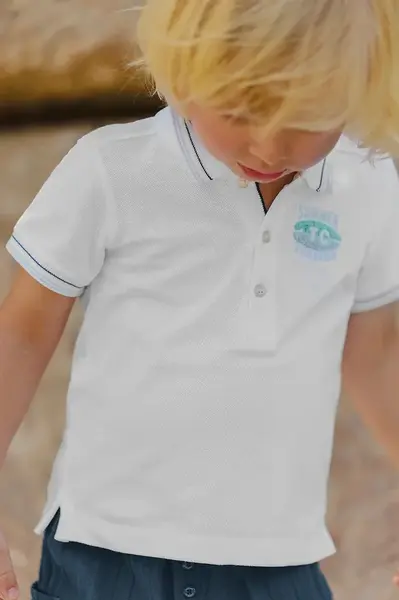 Detská bavlnená polokošeľa Tartine et Chocolat