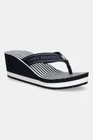Šľapky Tommy Hilfiger TH STRIPES WEDGE BEACH SANDAL