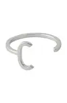 Strieborný prsteň Design Letters