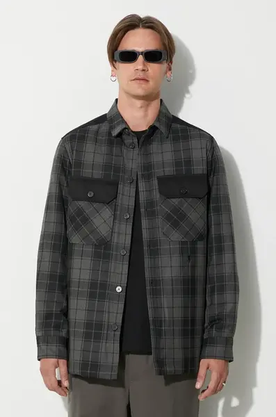 Bunda Neil Barett LOOSE BICOLOR FLAP POCKET PADDED