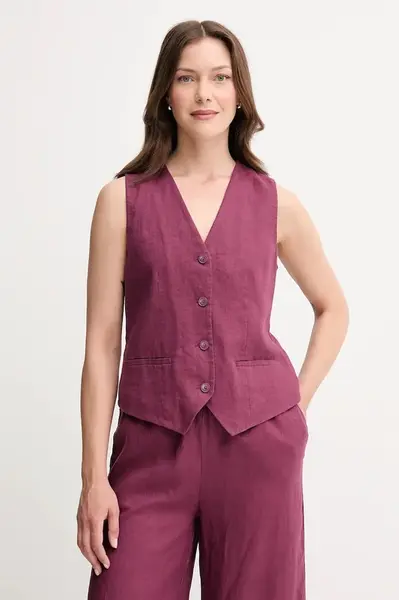 Ľanová vesta United Colors of Benetton